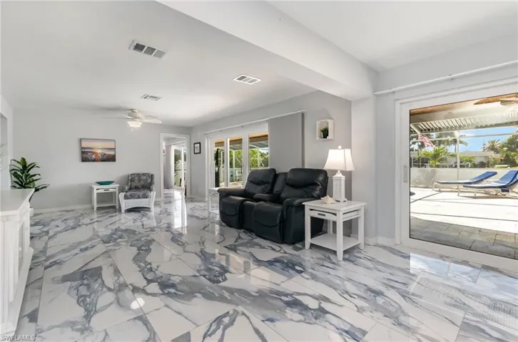 Looking at Family Room from Kitchen