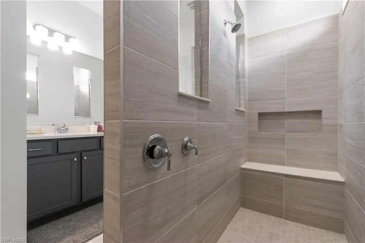 Large wheel-chair assessible shower