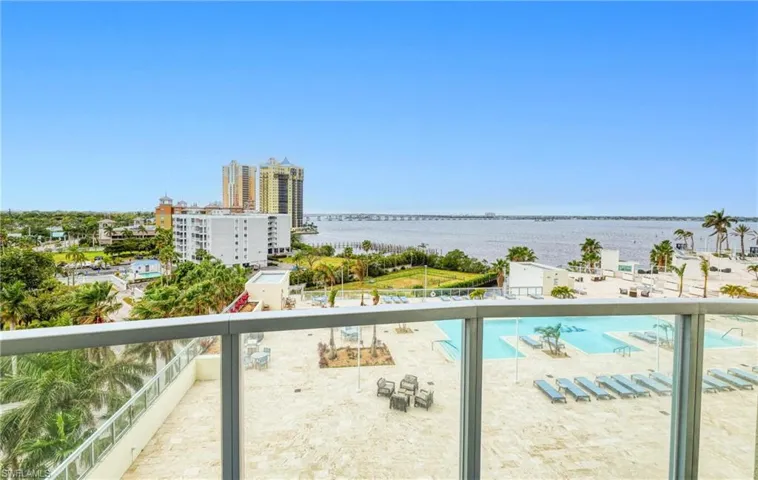 View of pool