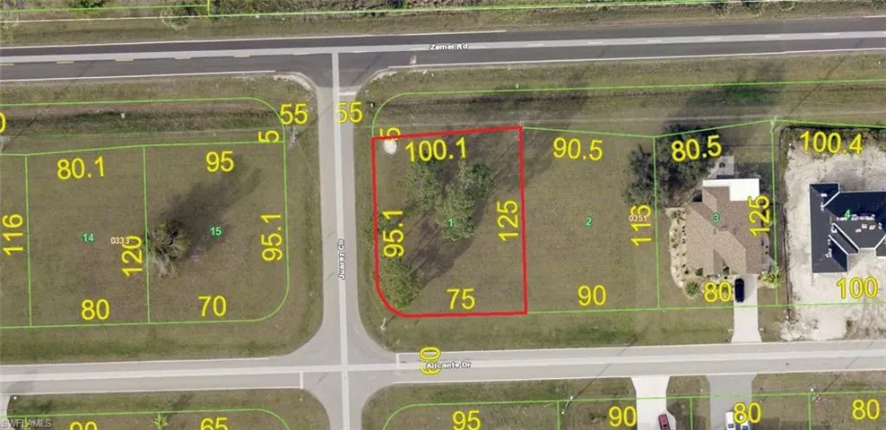 Arial view from Charlotte County GIS