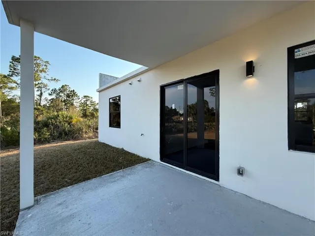 View of patio