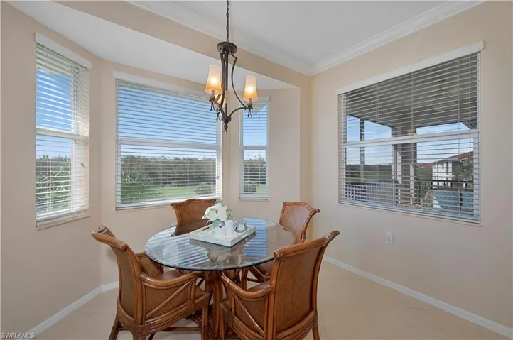 Abundant natural light with an additional left bay window in this model