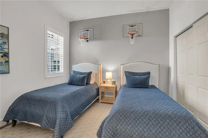 Bedroom with a closet