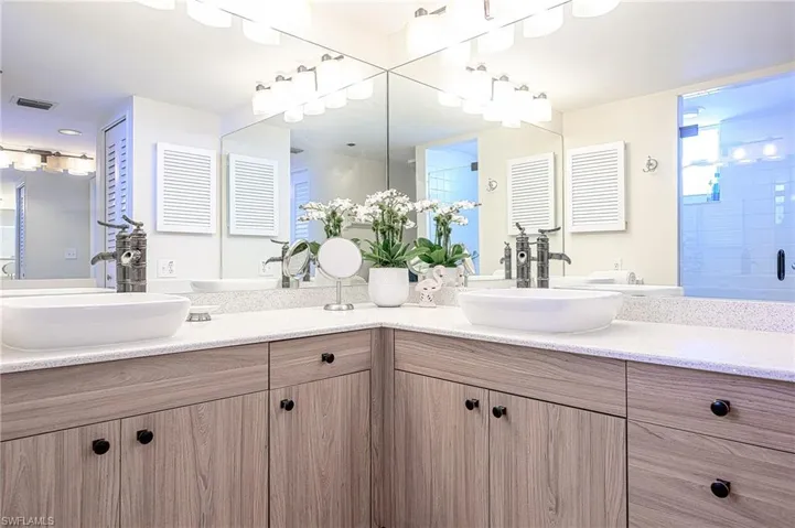 Master Bathroom featuring double vanity