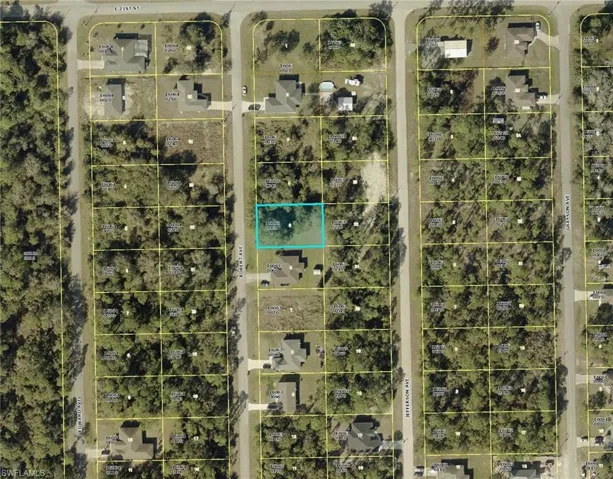 Map / location with property boundaries highlighted