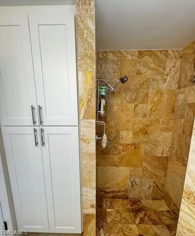 Bathroom with walk in shower