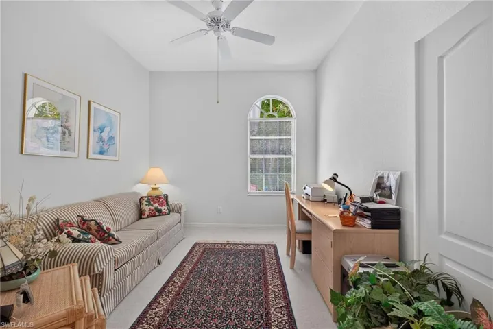 3rd bedroom with closet; currently used as office