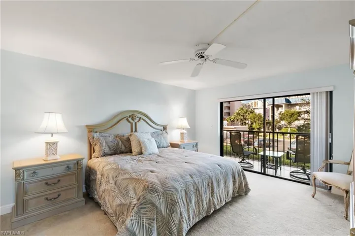 Another room with plentiful space, this bedroom fits a king!