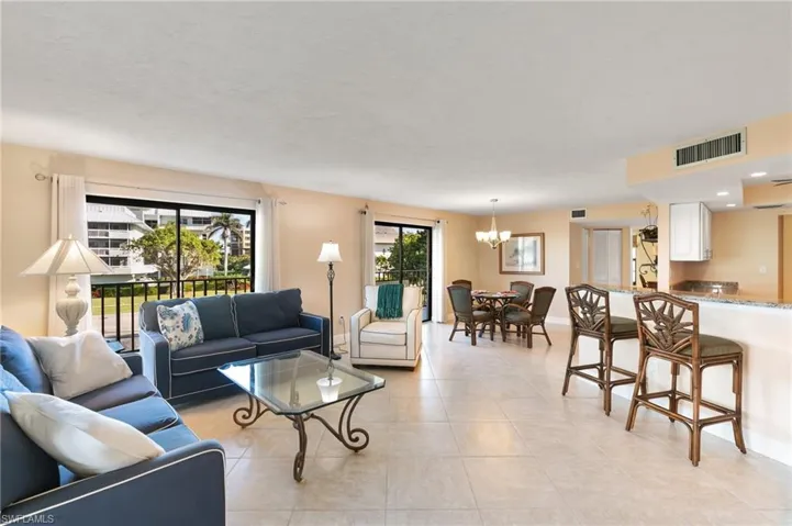 A living area with plentiful space