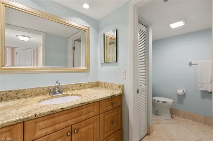 Lovely guest bathroom