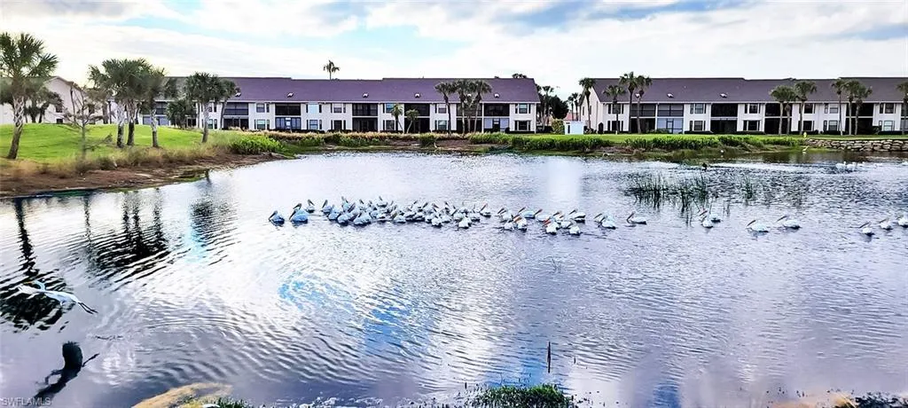 Lake and golf course views from lanai