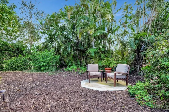 View of yard featuring a patio