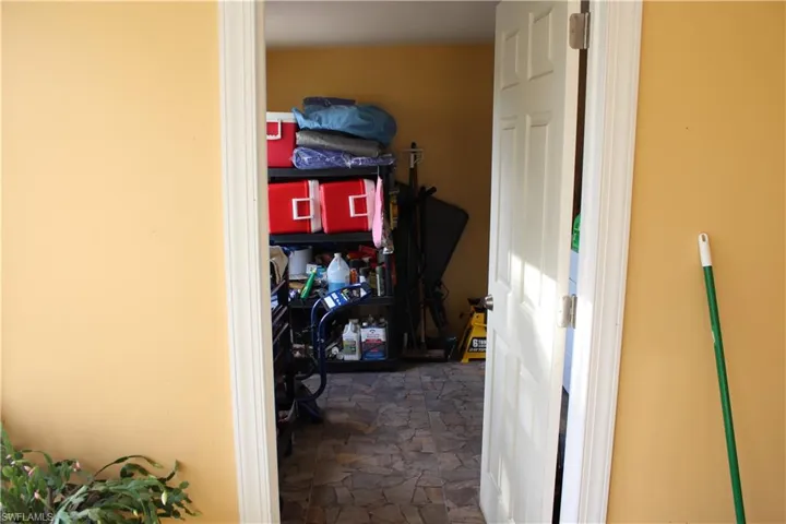 View of storage room
