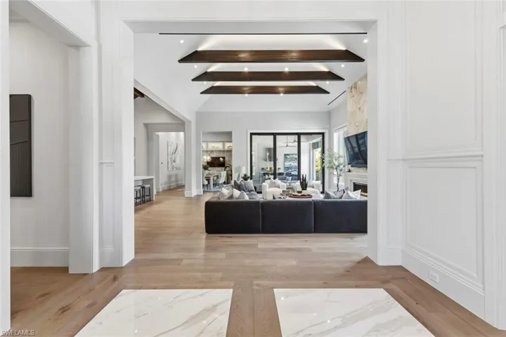 View from foyer