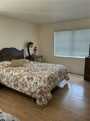 Bedroom featuring hardwood / wood-style floors
