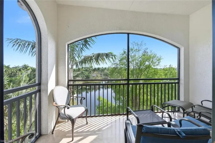 Office waterfront balcony