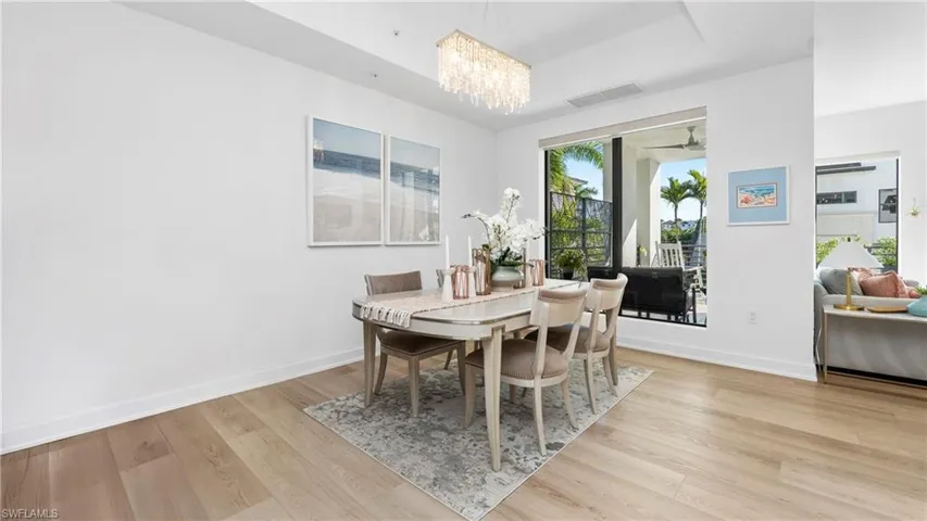 Dining room area