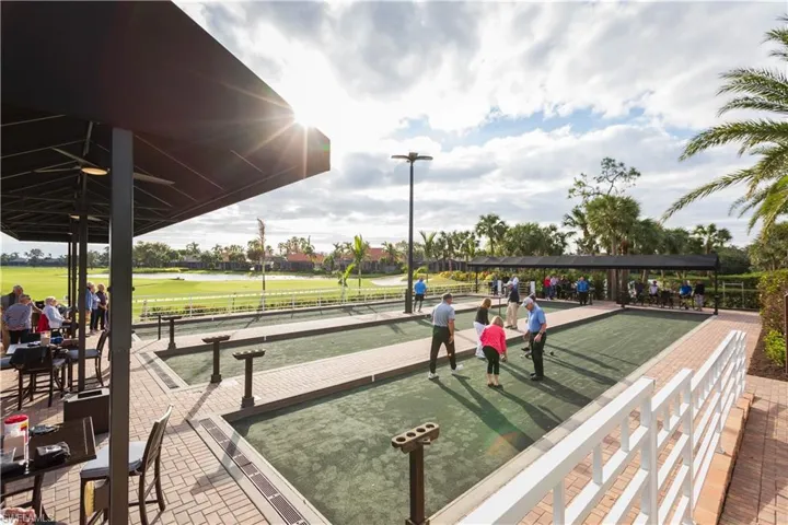3 Bocce courts