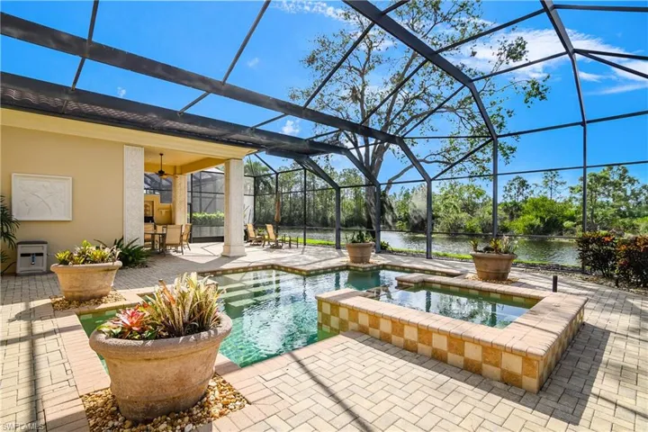 Paver stone deck lanai