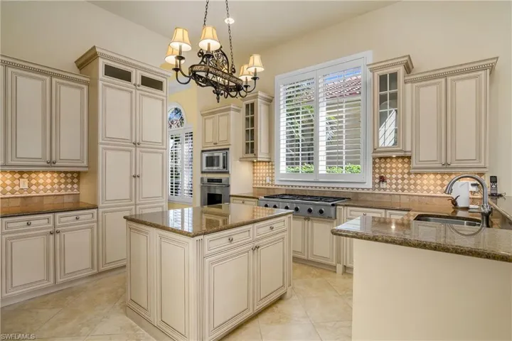 Kitchen leading to dining room