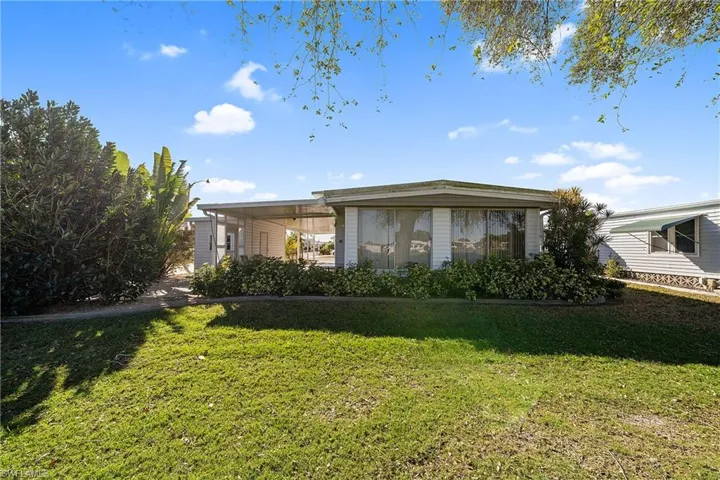 Rear elevation facing golf course