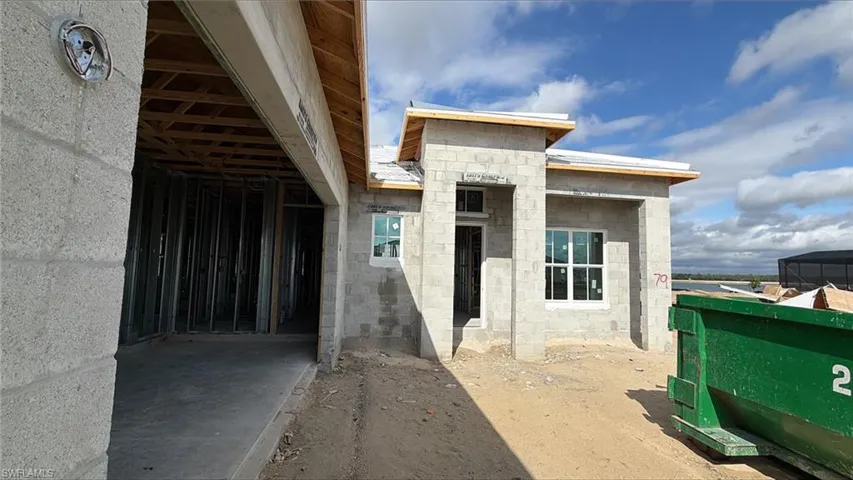 Dade Island Colonial (Home Site #79) Actual home under construction