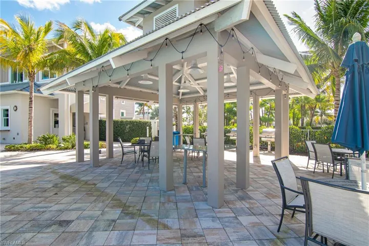 View of patio featuring outdoor dining space