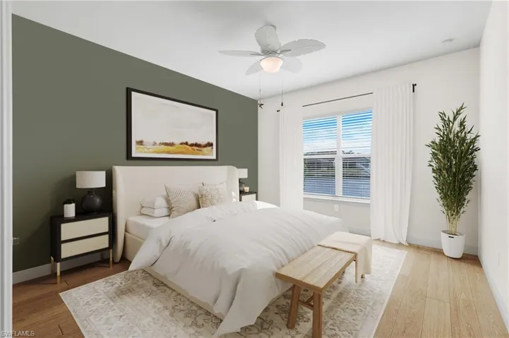 Photo includes reality renovation/ staging to showcase the possibility of the bedroom. Design services included with purchase!