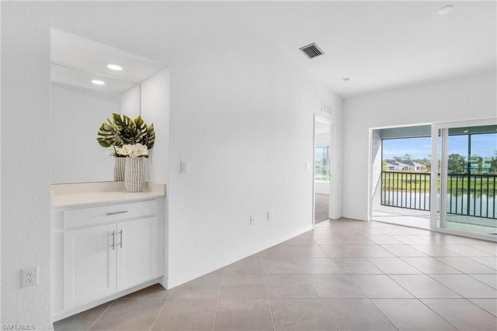 Built in Bar in Living Room