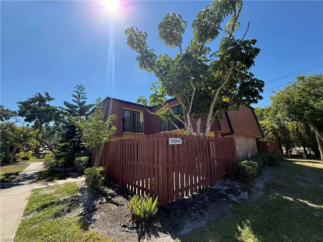View of home's exterior with brick siding