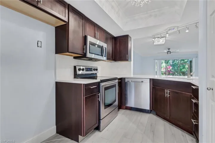 Plenty of cabinets for storage and a pantry