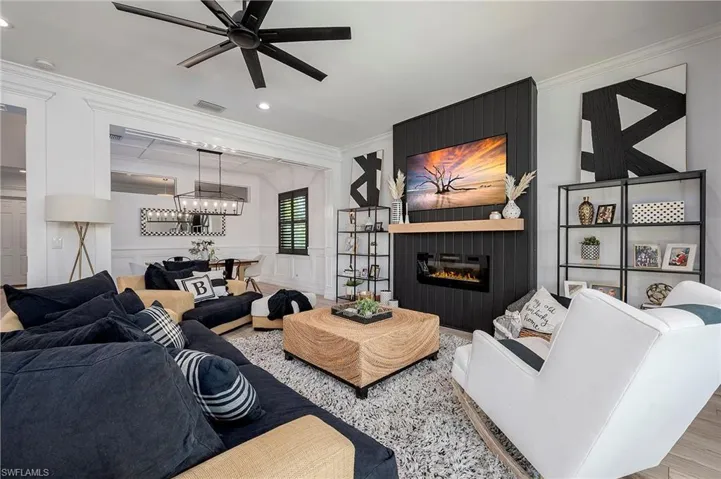 Living Room and Formal Dining Area