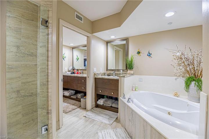 separate shower - tub
