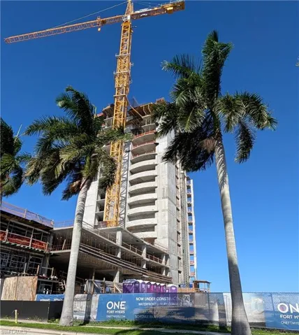 1/4 mile east of Luxury condo under construction