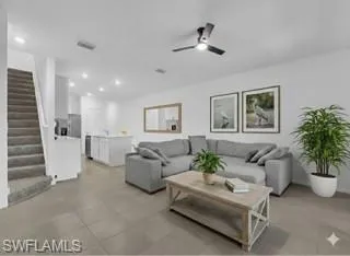 Some items are virtually staged