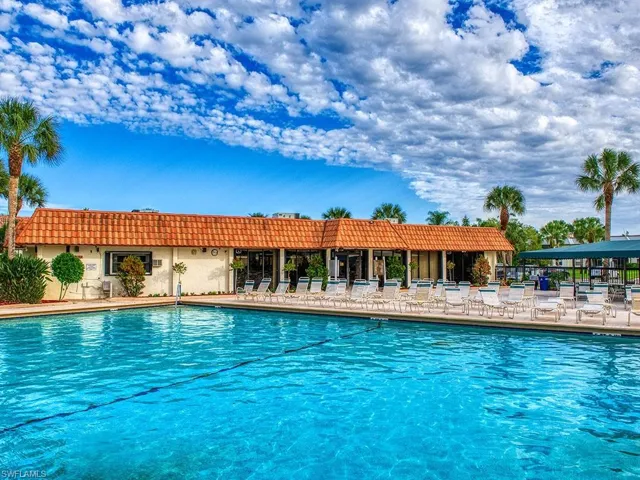 Heated pool with heated shower  Canopy for shade