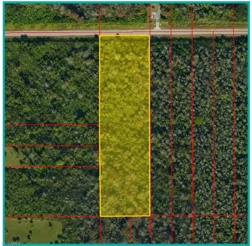 Aerial Map. Illustrating the boundaries and surrounding area of the property