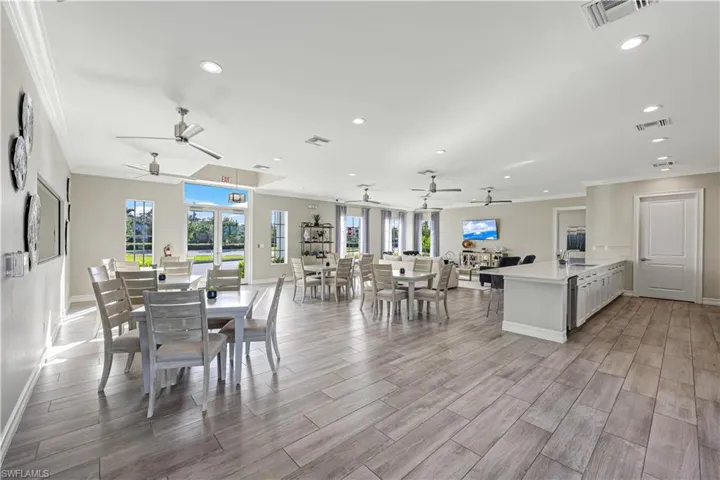 Dining Area in Clubhouse