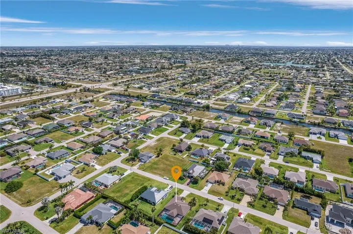 Bird's eye view featuring a residential view
