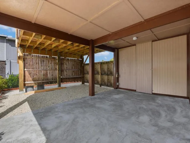 View of patio