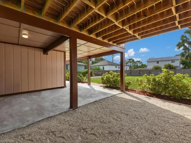 View of patio