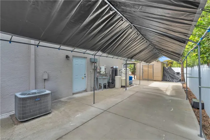 View of patio / terrace featuring central air condition unit