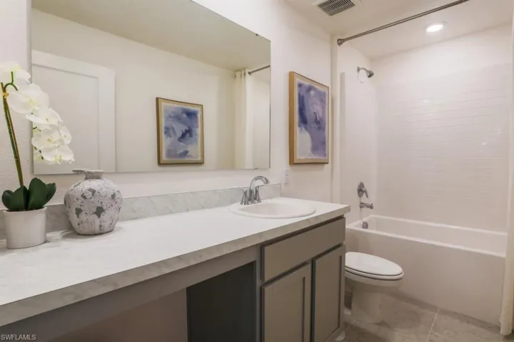 Model home - actual features may vary.