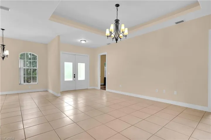 Open Living, Formal Dining & Kitchen