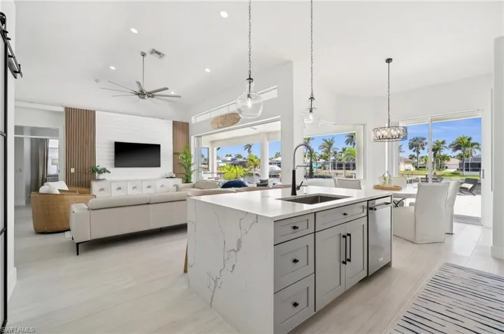 Kitchen with Quartz Tops
