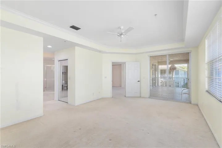 Primary Bedroom Lanai Entry Slider Doors & Great Unobstructed Views