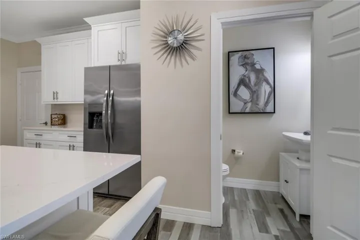 Powder Room off Kitchen
