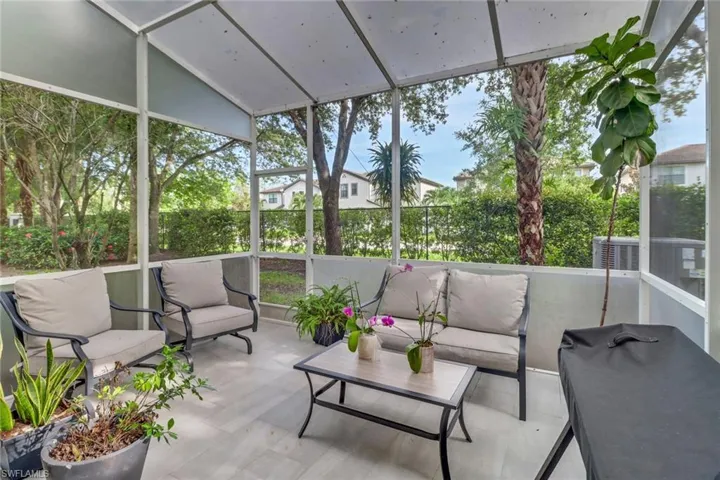 Lanai with Florida Glass - perfect for relaxing and entertaining friends