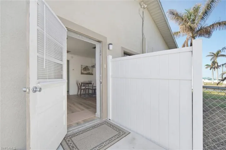 View of private entrance to Mother-In-Law Suite