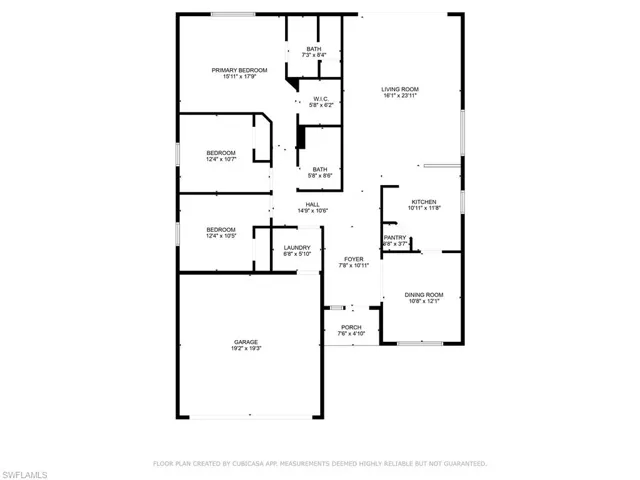 View of room layout